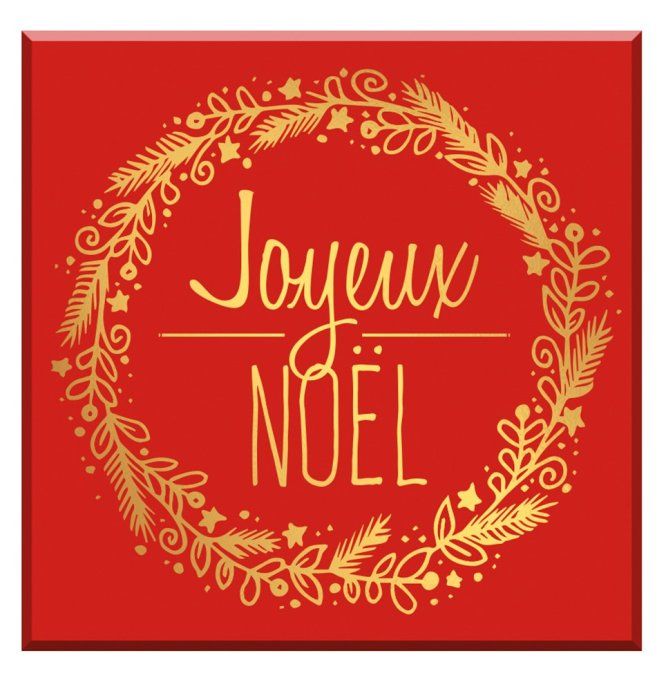 Tampon Couronne Joyeux Noël