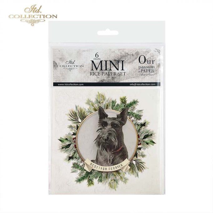 Papier de Riz Couronnes Chiens x 6 RSM092